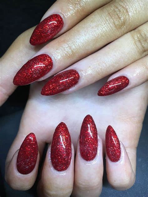 red prom nails|homecoming nails for red dress.